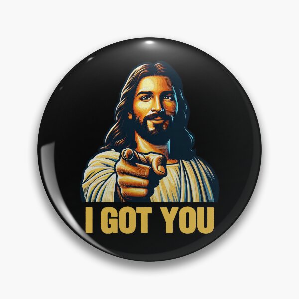 Item preview, I GOT YOU meme Jesus Christ Alpha and Omega  designed and sold by plushism.