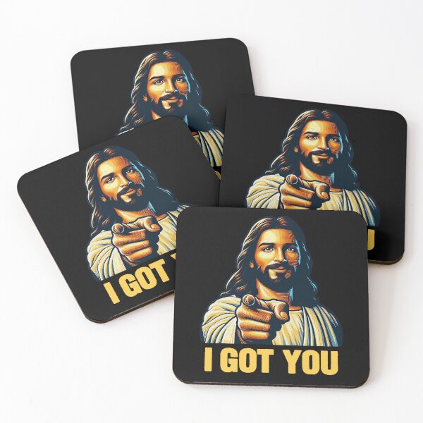 Item preview, I GOT YOU meme Jesus Christ Alpha and Omega  designed and sold by plushism.