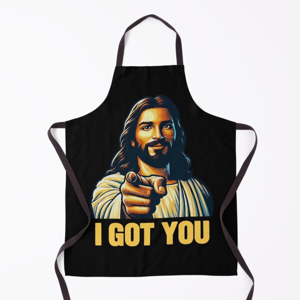 Item preview, I GOT YOU meme Jesus Christ Alpha and Omega designed and sold by plushism.