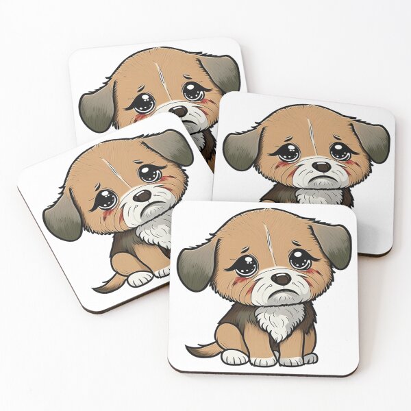 Item preview, CUTE DOG crying designed and sold by 123JUST4U.
