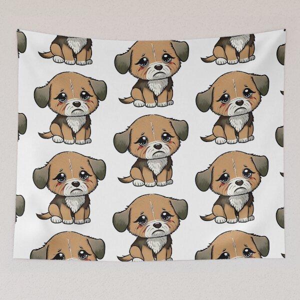 Item preview, CUTE DOG crying designed and sold by 123JUST4U.
