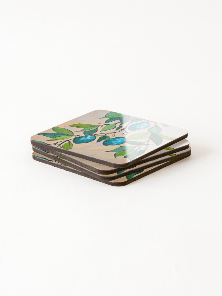 Thumbnail 4 of 5, Coasters (Set of 4), Advocado Tree designed and sold by RudyYoder.
