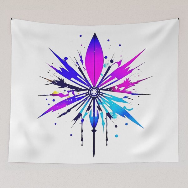 Item preview, Nordic Frost Enigma Tribal Textile Magic designed and sold by Daniel Dudgeon.