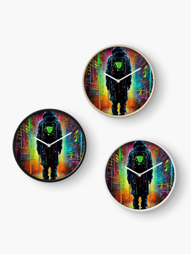 Thumbnail 3 of 4, Clock, Matrix Life designed and sold by MatrixTattoo.