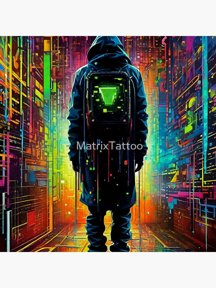Thumbnail 4 of 4, Clock, Matrix Life designed and sold by MatrixTattoo.