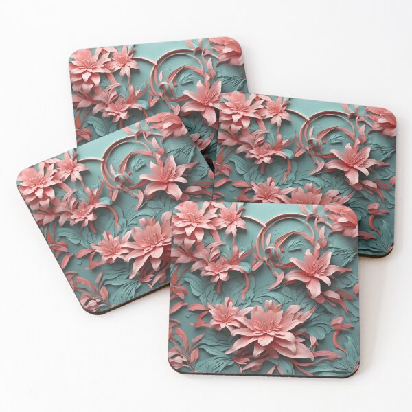 Item preview, Flowers pattern 3d design designed and sold by Promarkets.