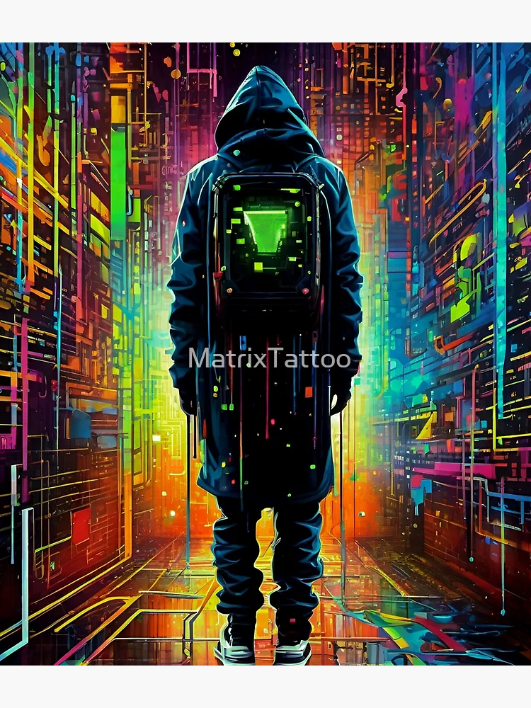 Thumbnail 3 of 3, Backpack, Matrix Life  designed and sold by MatrixTattoo.