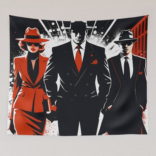 Item preview, Shadows of Power: Digital Silhouettes that Rescue the Mafioso Past designed and sold by Artedig.