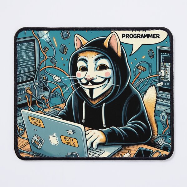 Item preview, "Programmer Persona Tee: Unleash Your Code-Driven Identity!" designed and sold by Puppy Paws.