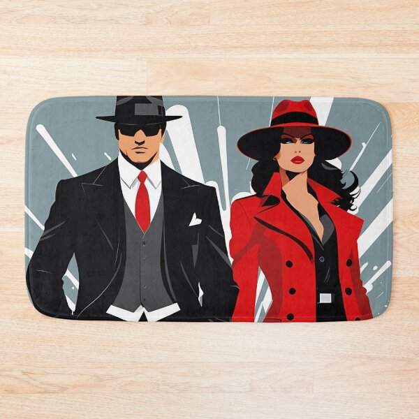 Item preview, Vanishing Silhouettes: Digital Art That Captures Criminal Elegance designed and sold by Artedig.