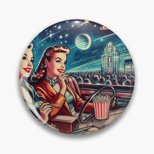 Item preview, Retro Futurism: 1950s girls cinema drive in designed and sold by thebennington12.