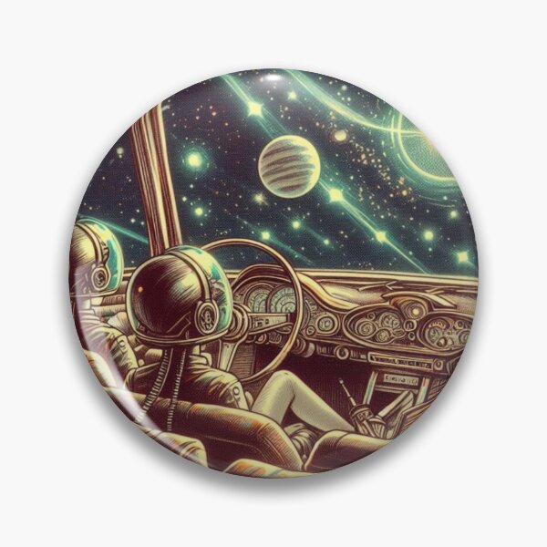 Item preview, Retro Futurism: 1950s girls cinema drive in in space designed and sold by thebennington12.