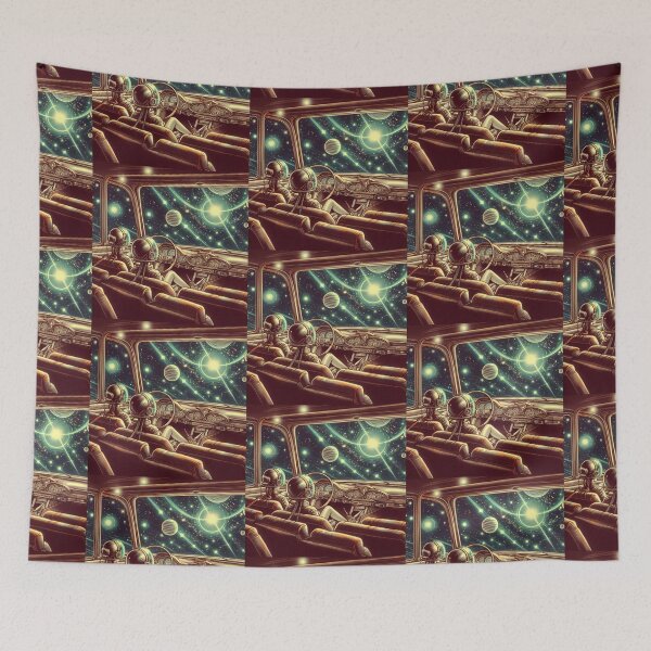 Item preview, Retro Futurism: 1950s girls cinema drive in in space designed and sold by thebennington12.