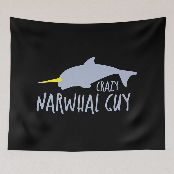 Item preview, Crazy narwhal guy designed and sold by jazzydevil.