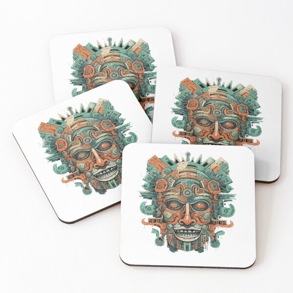 Item preview, Aztec Idol mask designed and sold by Hisirdoux.