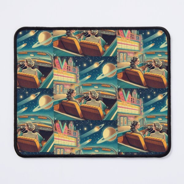 Item preview, Retro Futurism: 1950s girls cinema drive in in space designed and sold by thebennington12.