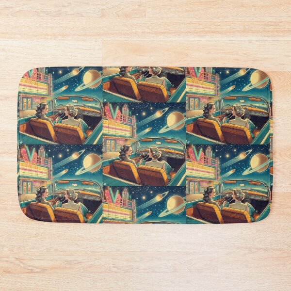 Item preview, Retro Futurism: 1950s girls cinema drive in in space designed and sold by thebennington12.