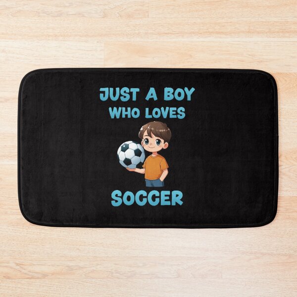 Item preview, Just a boy who loves soccer designed and sold by HeadTurningArt.