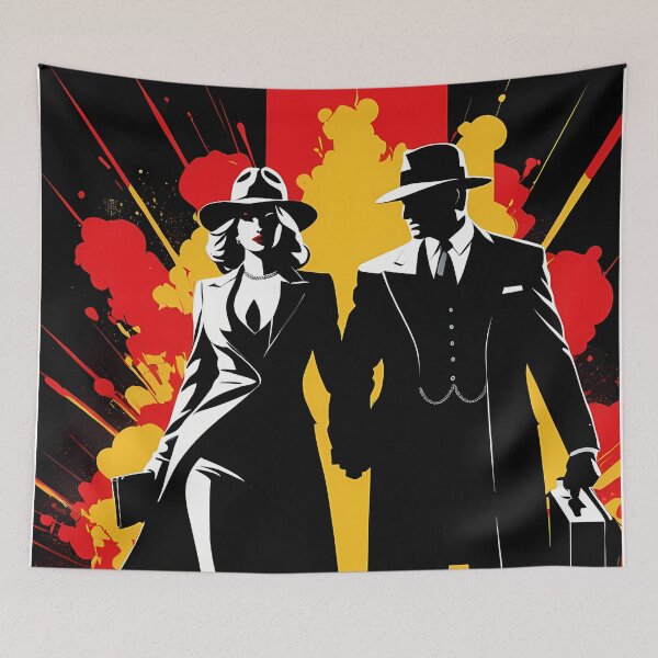Item preview, Silent Era: Digital Silhouettes that Resonate with the Forgotten Mafia designed and sold by Artedig.