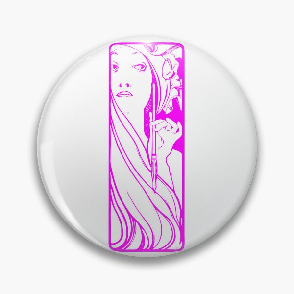 Item preview, Alphonse Mucha "the muse of art" (pink) designed and sold by Heraldry design.