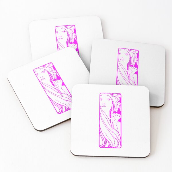 Item preview, Alphonse Mucha "the muse of art" (pink) designed and sold by lachataigne.