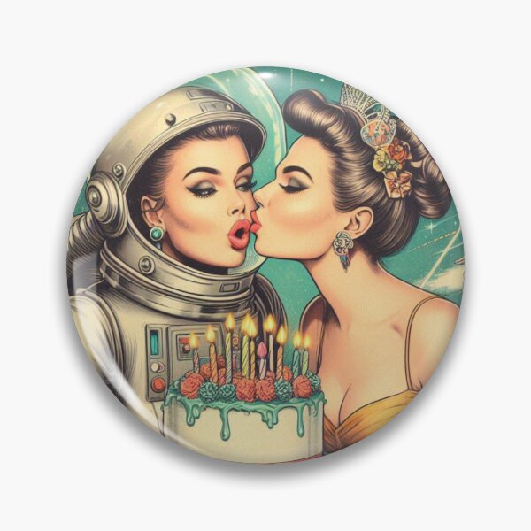 Item preview, turism: 1950s girls celebrating birthday in space designed and sold by thebennington12.