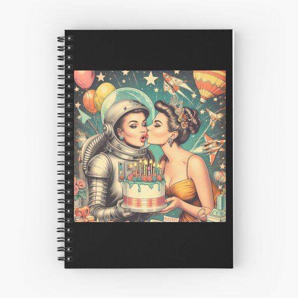 Item preview, turism: 1950s girls celebrating birthday in space designed and sold by thebennington12.