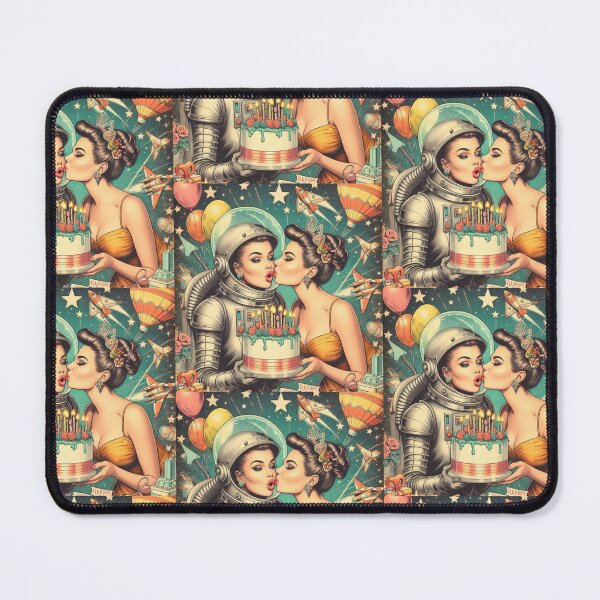 Item preview, turism: 1950s girls celebrating birthday in space designed and sold by thebennington12.