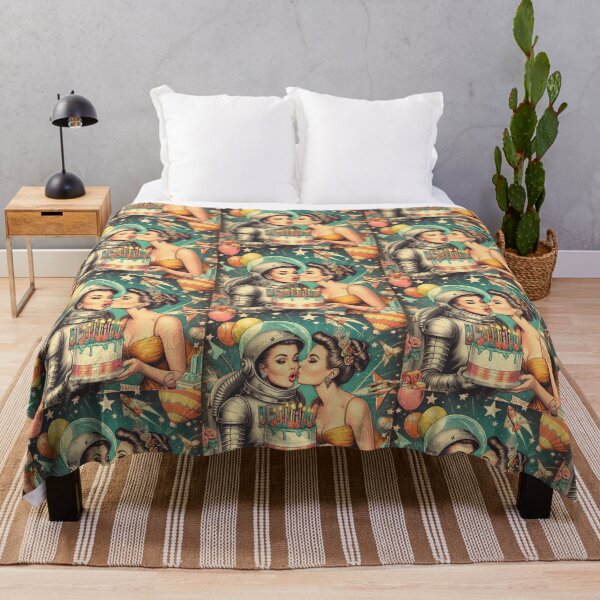 Item preview, turism: 1950s girls celebrating birthday in space designed and sold by thebennington12.
