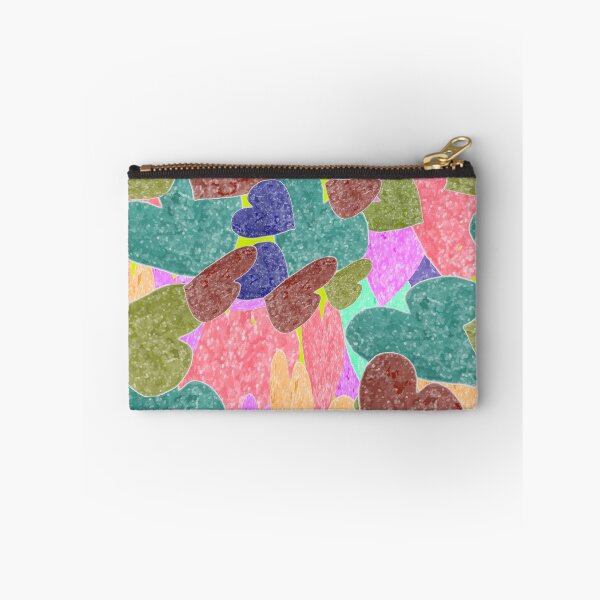 Item preview, Gorgeous Colorful Glitter Hearts - Hand-drawn designed and sold by Victoria Rose.