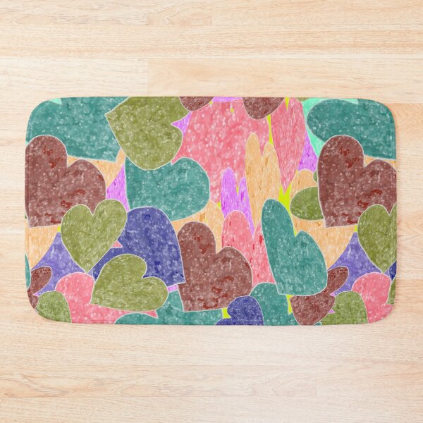 Item preview, Gorgeous Colorful Glitter Hearts - Hand-drawn designed and sold by Victoria Rose.