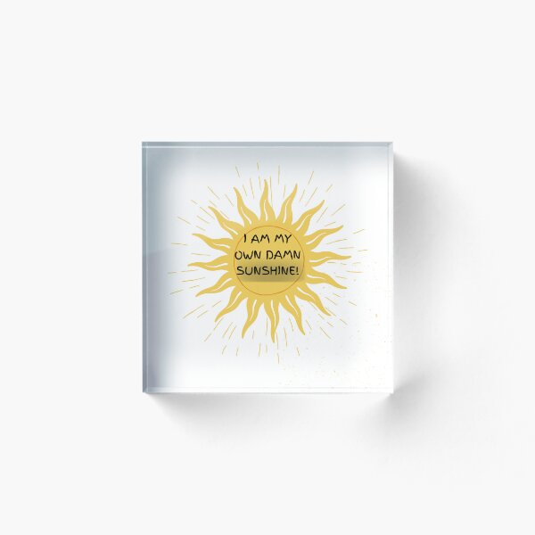 Item preview, ¡Soy mi propio maldito sol! designed and sold by ChrystalsCorner.