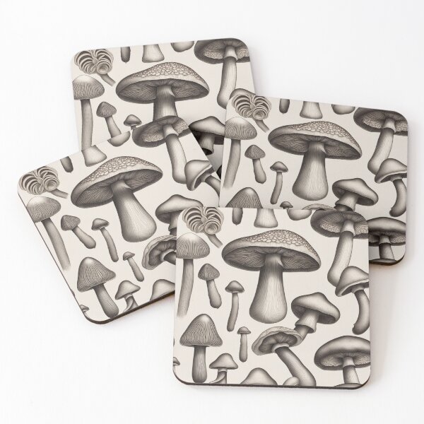 Item preview, Fungal Shrooms Pattern designed and sold by RandomSproutS.