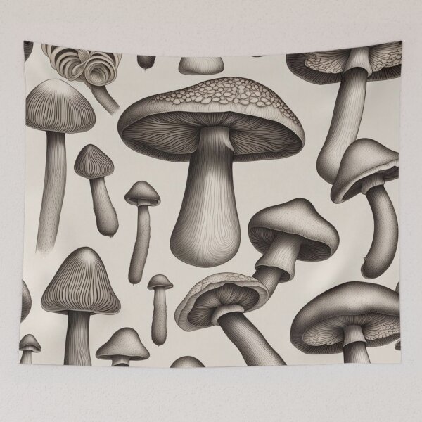 Item preview, Fungal Shrooms Pattern designed and sold by RandomSproutS.