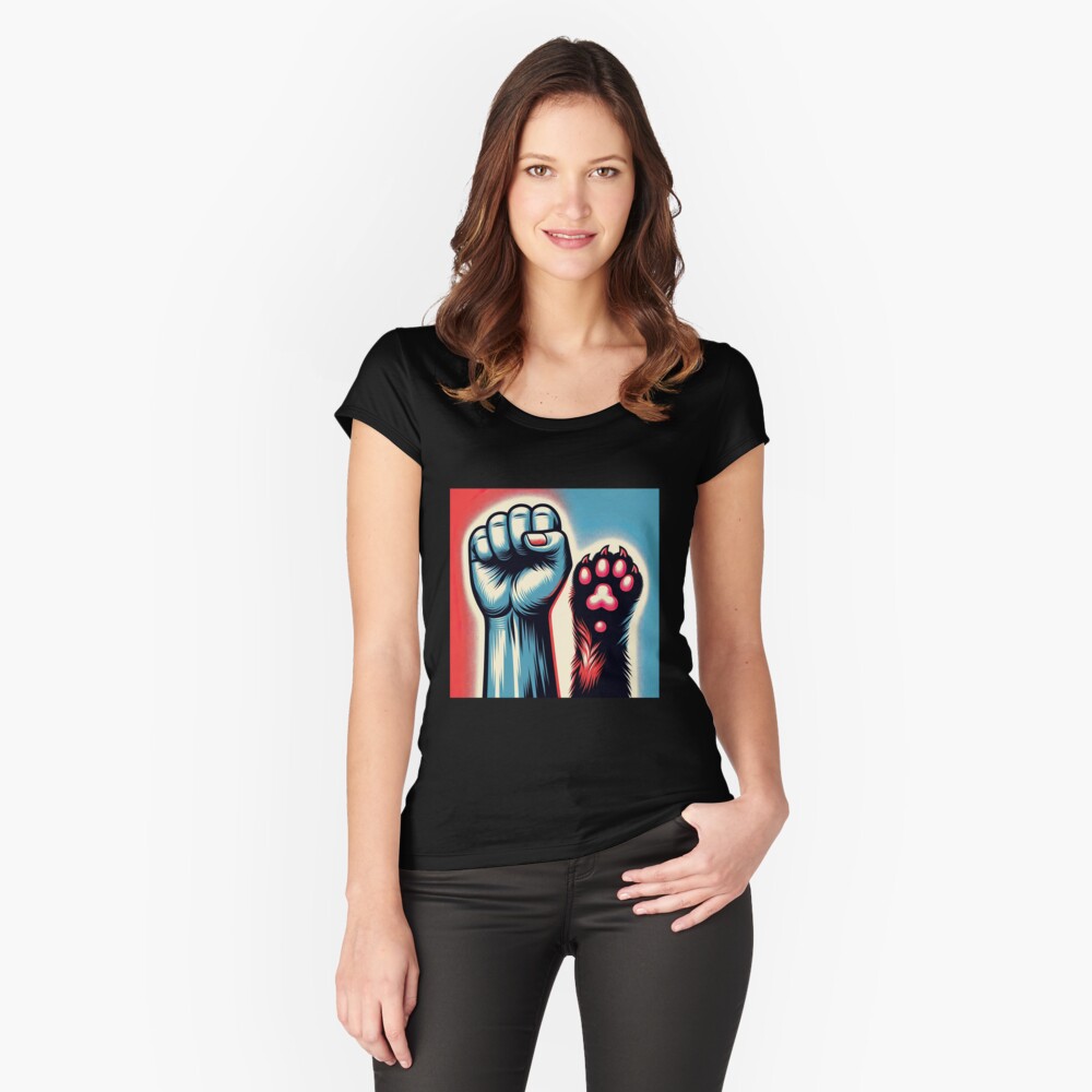 Item preview, Fitted Scoop T-Shirt designed and sold by bsilvia.