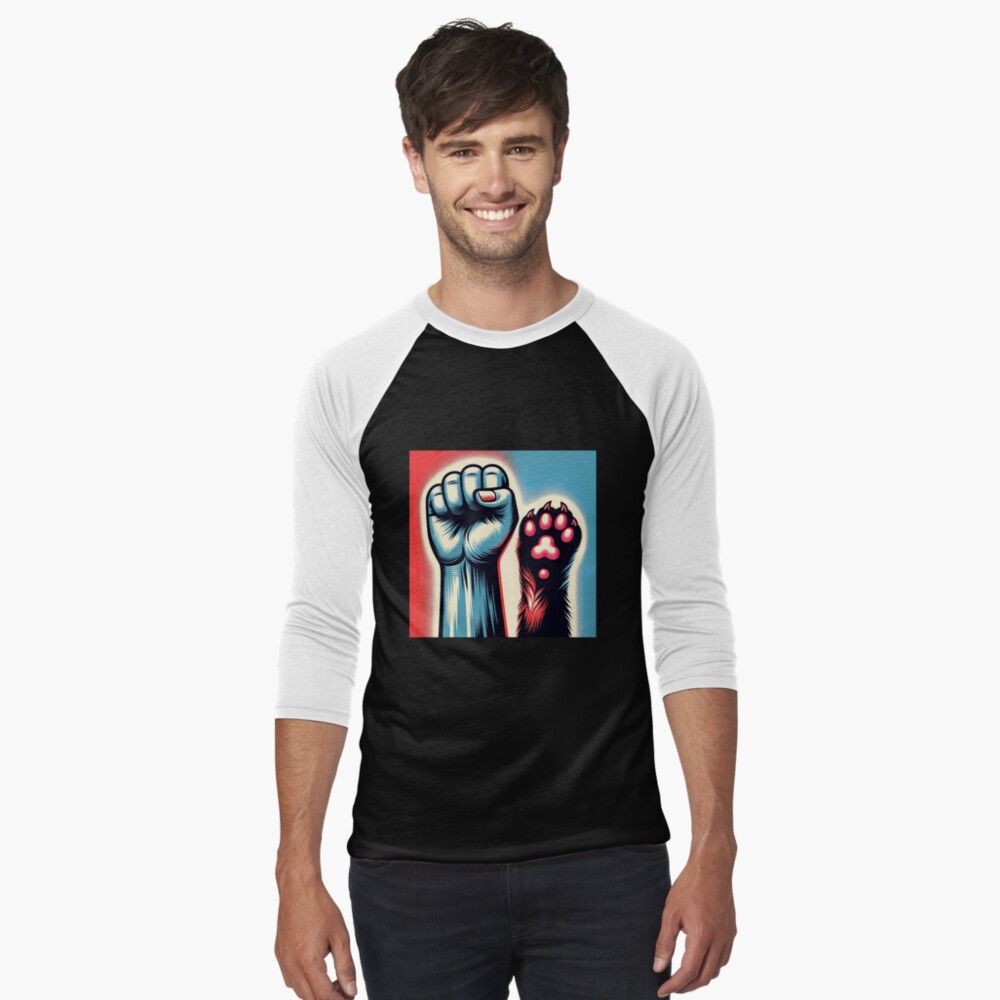 Item preview, Baseball ¾ Sleeve T-Shirt designed and sold by bsilvia.