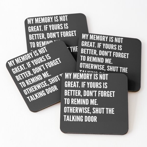 Item preview, Memory is not perfect designed and sold by kulAnimalClub.