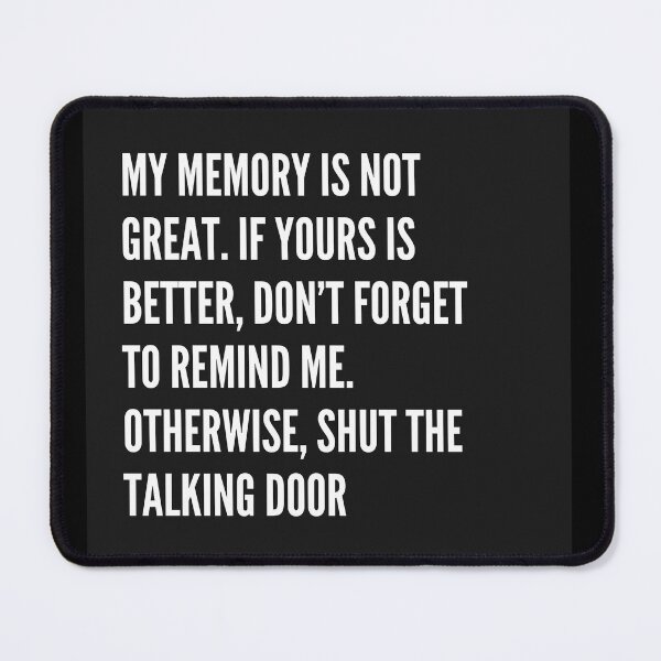 Item preview, Memory is not perfect designed and sold by kulAnimalClub.