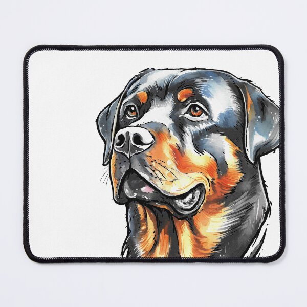 Item preview, Rottweiler portrait designed and sold by Motivburg.
