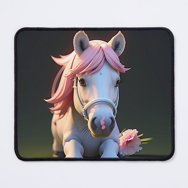 Item preview, Cute Little Pink and White Pony designed and sold by Mothrrr.