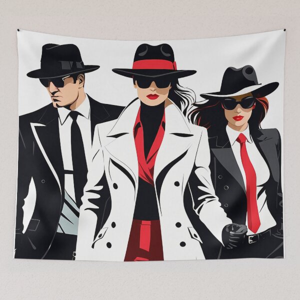 Item preview, Silhouettes in Art: The Visual Language of the Mafia Immortalized designed and sold by Artedig.