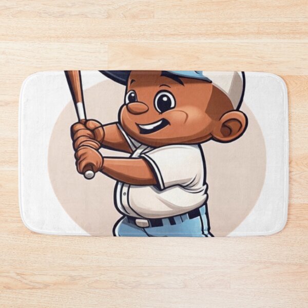 Item preview, Cartoon Character Playing Baseball designed and sold by HarmonyGuitars.
