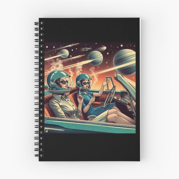 Item preview,  Retro futurism: 1950s girls in a car smoking designed and sold by thebennington12.