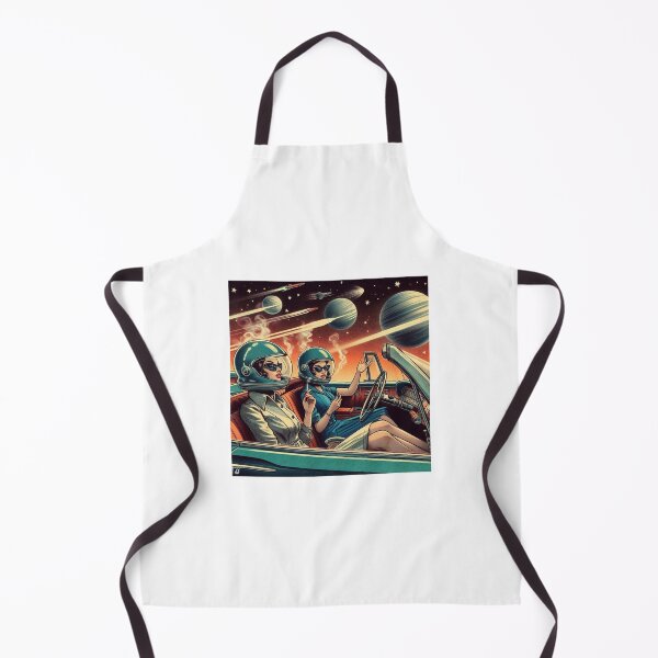 Item preview, Retro futurism: 1950s girls in a car smoking designed and sold by thebennington12.