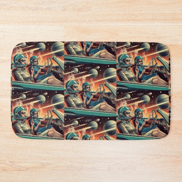 Item preview,  Retro futurism: 1950s girls in a car smoking designed and sold by thebennington12.