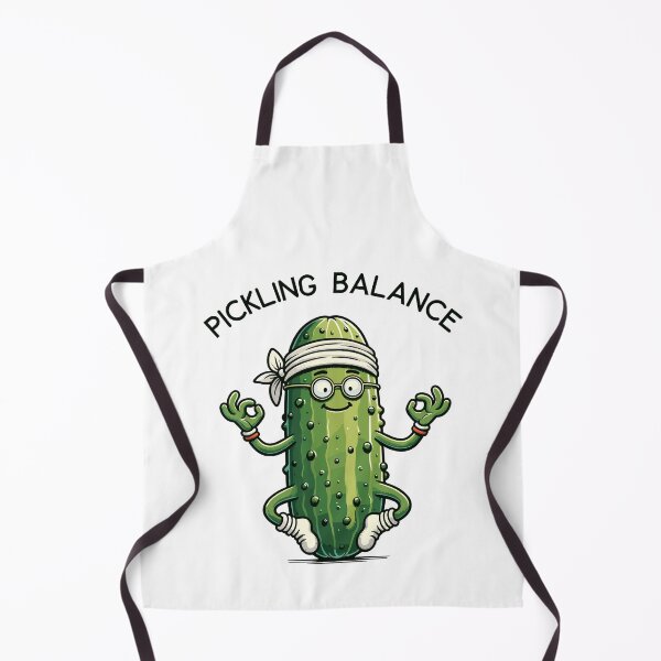 Item preview, Funny Pickle Yoga Guru Pickling Balance designed and sold by CosyTeal.