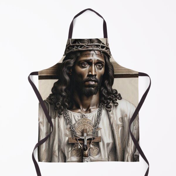 Item preview, Black Jesus; He loves you; designed and sold by Mona-Leilah.