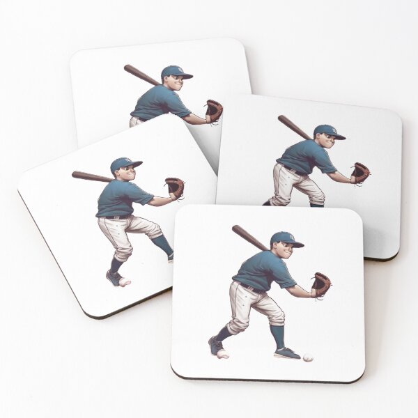 Item preview, Cartoon Character Playing Baseball  designed and sold by HarmonyGuitars.