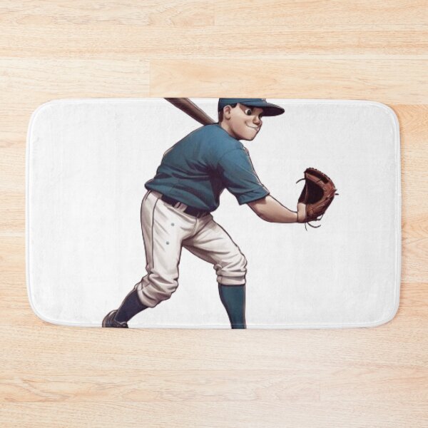 Item preview, Cartoon Character Playing Baseball  designed and sold by HarmonyGuitars.