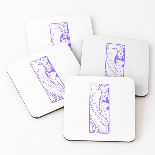 Item preview, Alphonse Mucha "the muse of art" (violet) designed and sold by lachataigne.